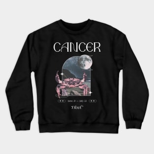 I feel Cancer Zodiac Sign Crewneck Sweatshirt